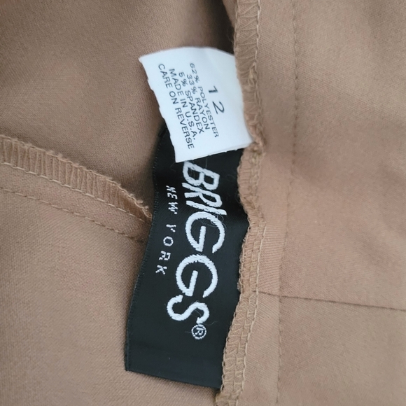 New Briggs New York Camel Cargo Trousers / Pants - Size 12 Tall - Picture 5 of 5
